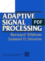 Adaptive Signal Processing (Widrow)