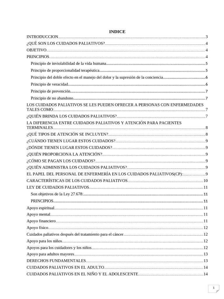 Guía de Cuidados Paliativos | PDF | Cuidados paliativos | Enfermedad ...