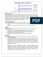 Case Analysis (Group 7) What is Our Business