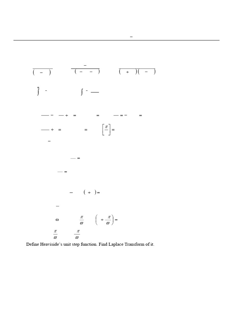 Laplace Transform Techniques in Engineering Math | PDF | Laplace ...