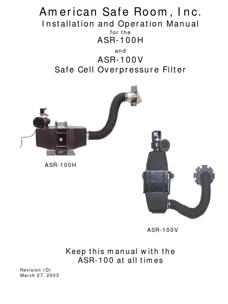 Asr-100 | Hvac | Building Engineering | Free 30-day Trial | Scribd