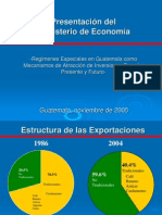 Regímenes Especiales en Guatemala