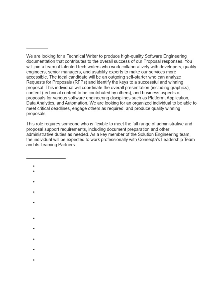 Solution Engineer JD | PDF | Documentation | Human Communication