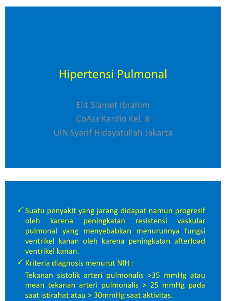 Hipertensi Pulmonal