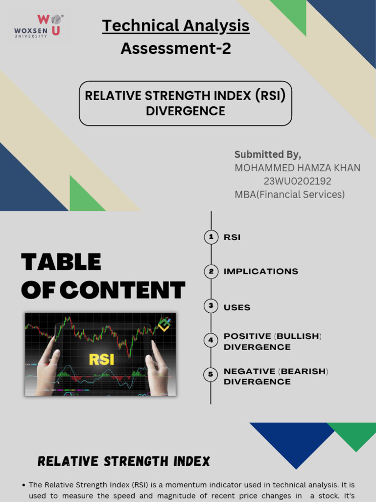 Understanding RSI Divergence in Trading | PDF | Private Sector ...