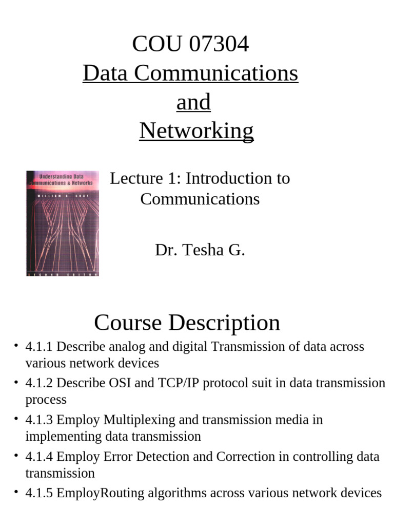 Data Communications and Networking Overview | PDF | Internet Protocol ...