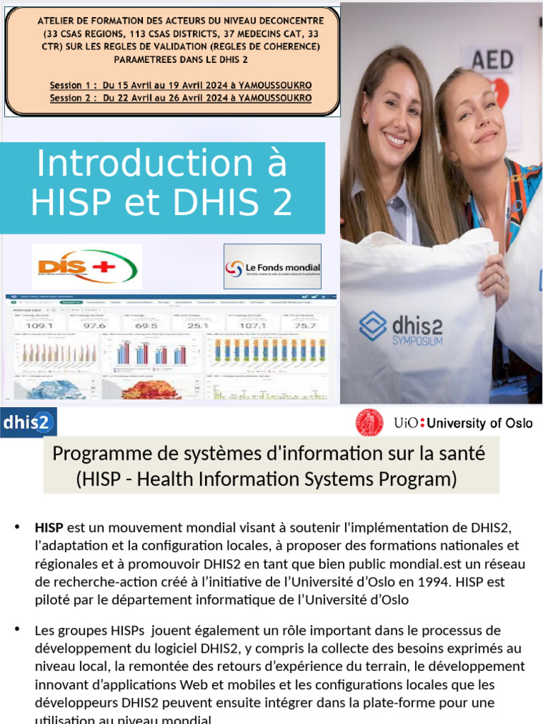 Introduction à HISP et DHIS2 | PDF | Métadonnées | Informations