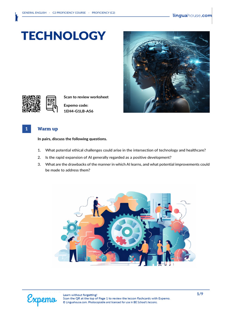 C2 Proficiency: Technology in Healthcare | PDF | Artificial ...