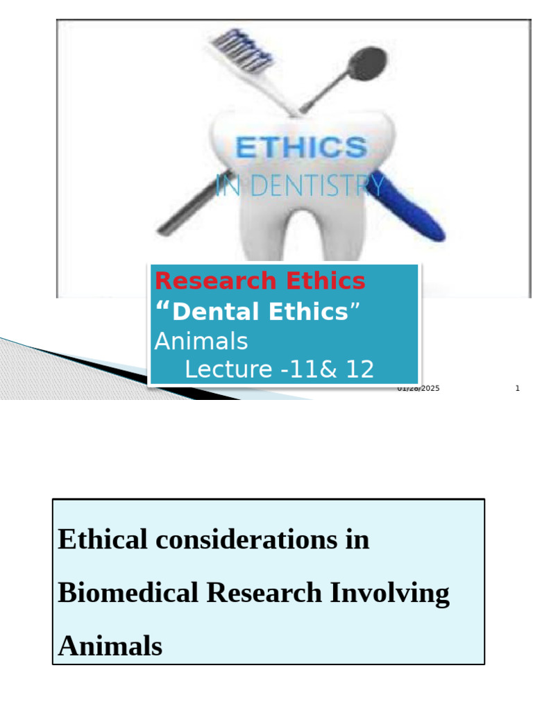 Animal Research Ethics in Biomedicine | PDF | Animal Testing | Animal ...