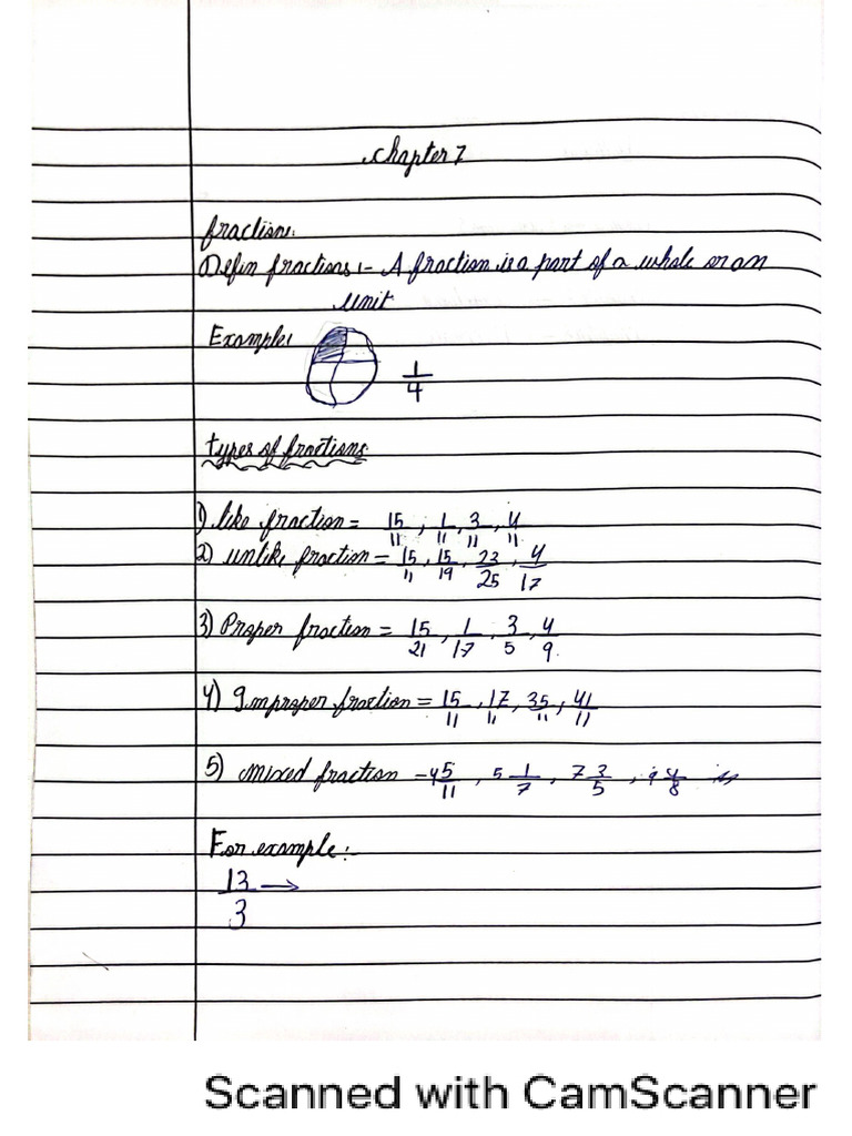 Math Chapter 7 | PDF