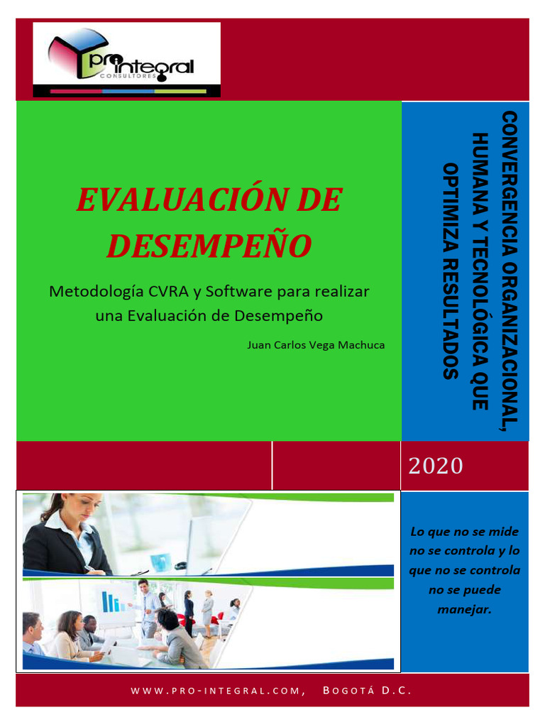 Evaluación de Desempeño: Metodología CVRA | PDF | Evaluación | Software