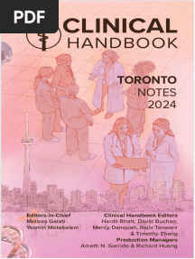 Toronto Notes Clinical handbook 2024