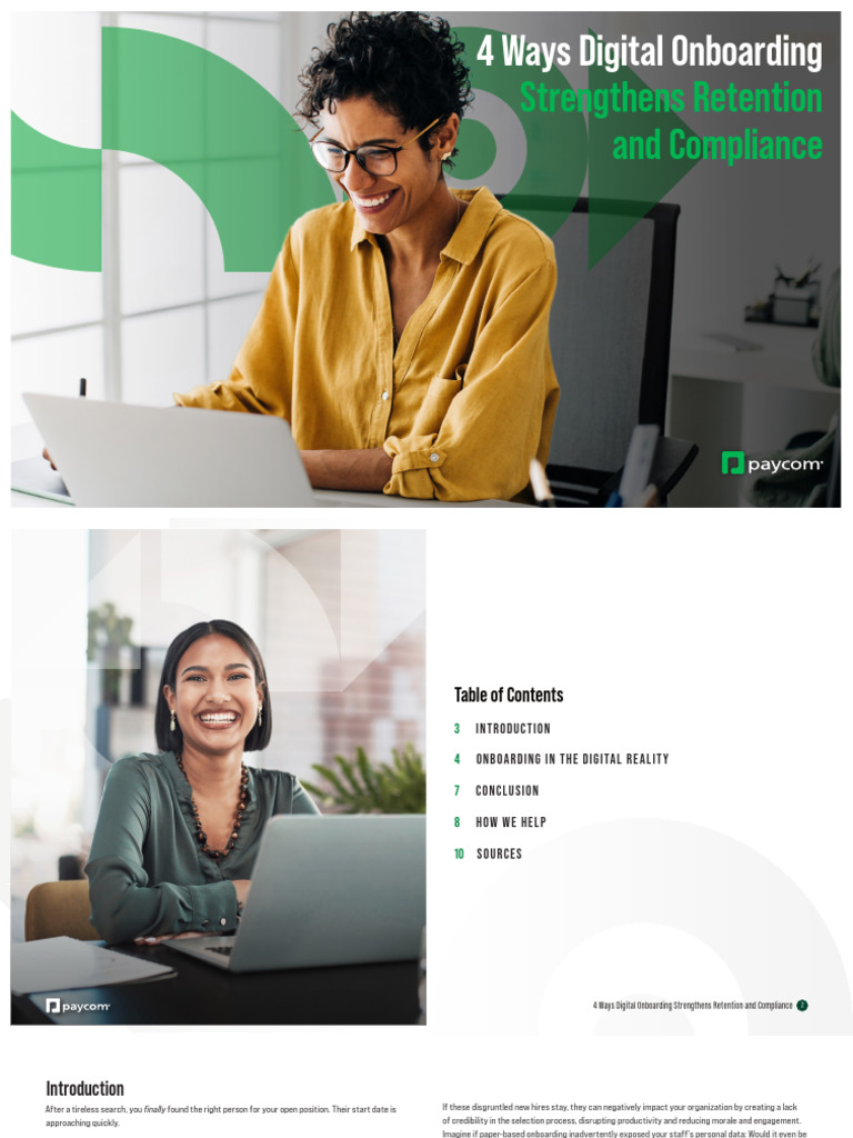 Digital Onboarding for HR Leaders | PDF | Regulatory Compliance | Software