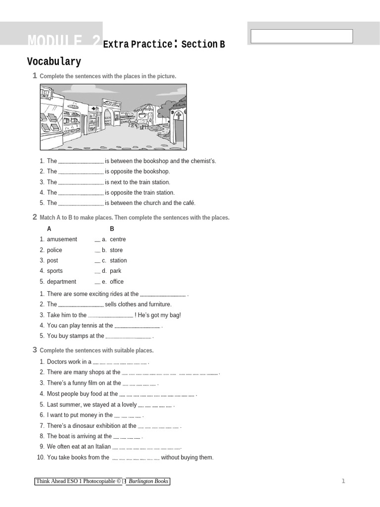Unit 2B Fun Around Town 01 | PDF | Syntax | Grammar