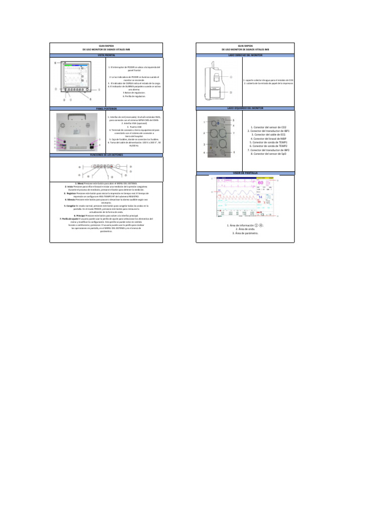 Partes del Monitor IM8 | PDF | Informática | Electrónica