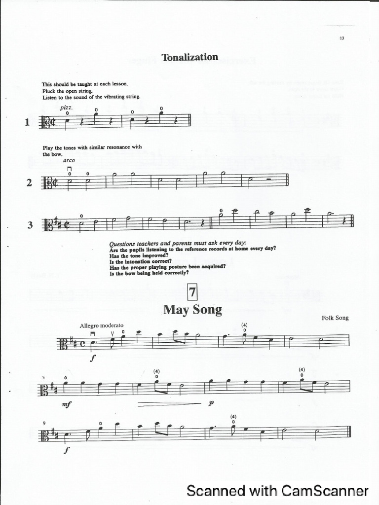 May Song _suzuki-viola-school-vol-1- | PDF