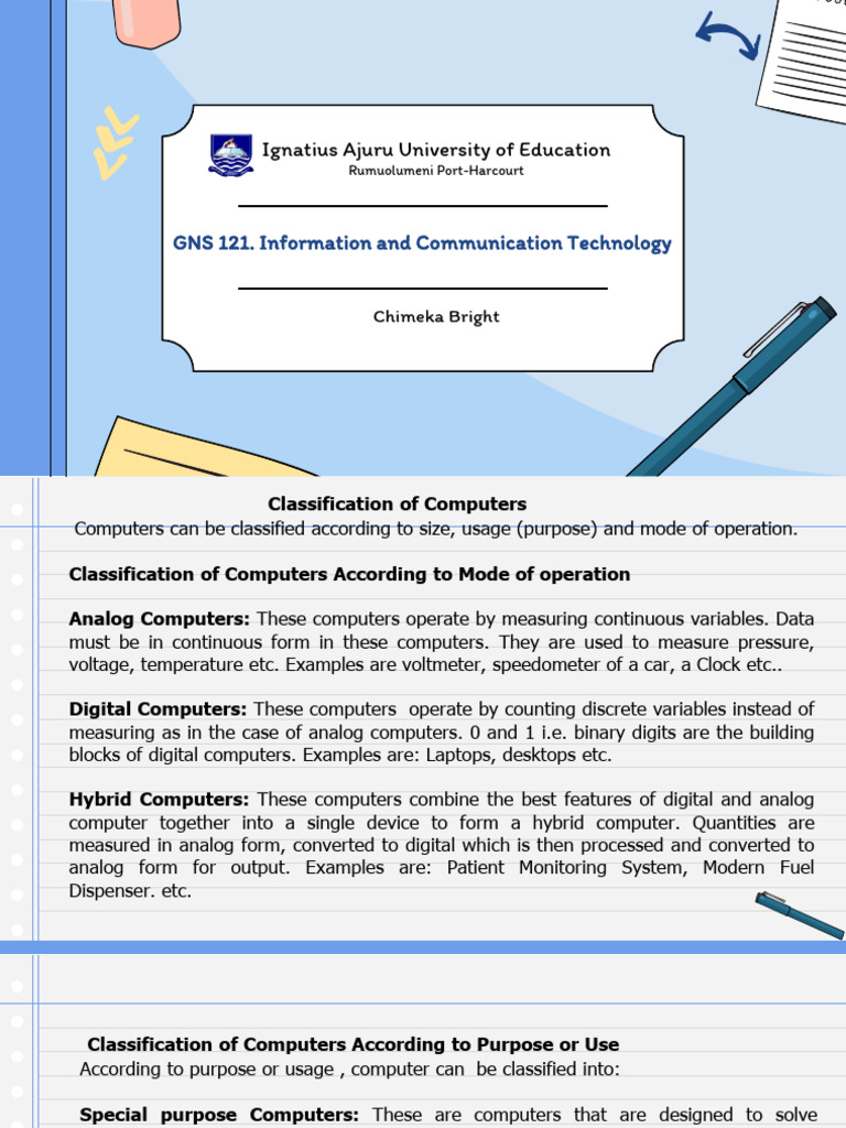 Computer Hardware Classification Guide | PDF | Computer Data Storage ...
