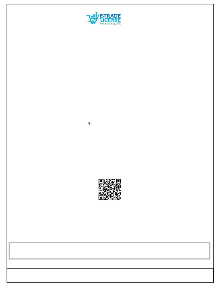 Permanent Enlistment Certificate - Alipurduar | PDF