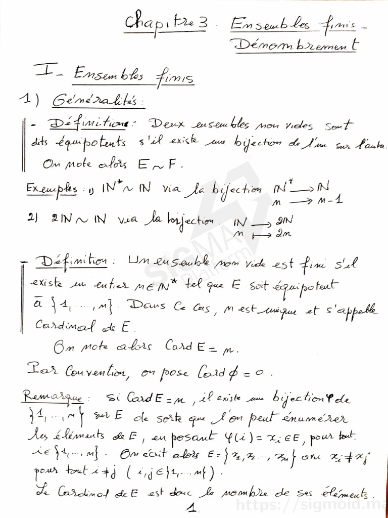 Chapitre 3 Partie I | PDF