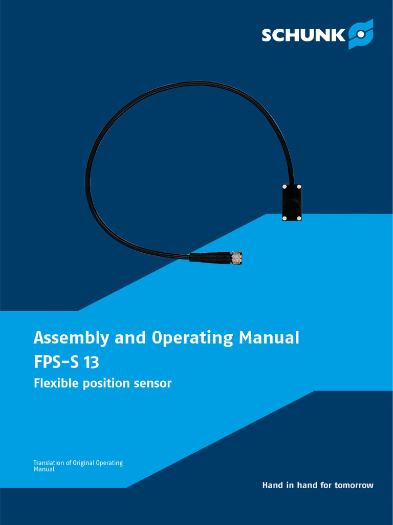 FPS-S 13 Assembly and Operating Manual | PDF | Sensor | Electromagnetic ...