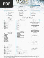Fabula Ultima Homebrew Class Reference Sheets-V2 1 | PDF