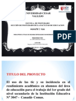 Exposicion de Proyecto 2012