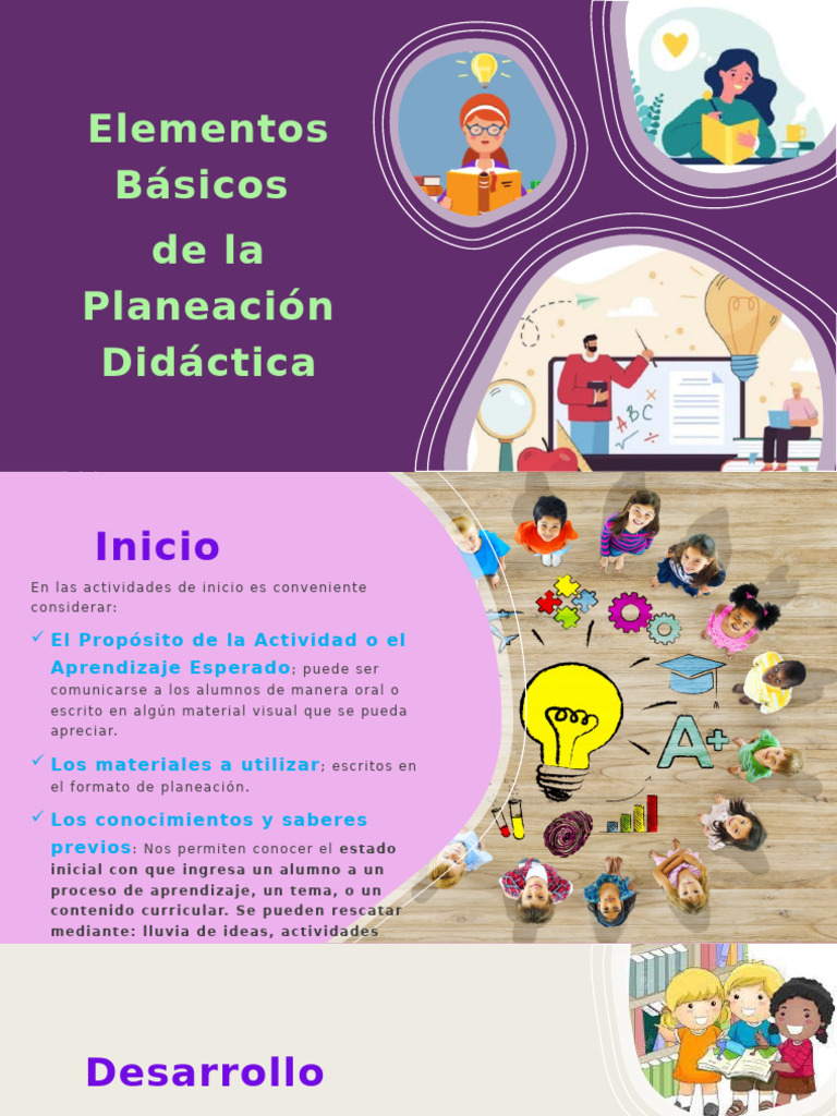 Planeación Didáctica: Elementos Clave | PDF