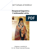 Sfantul Varlaam Al Moldovei Calvinism