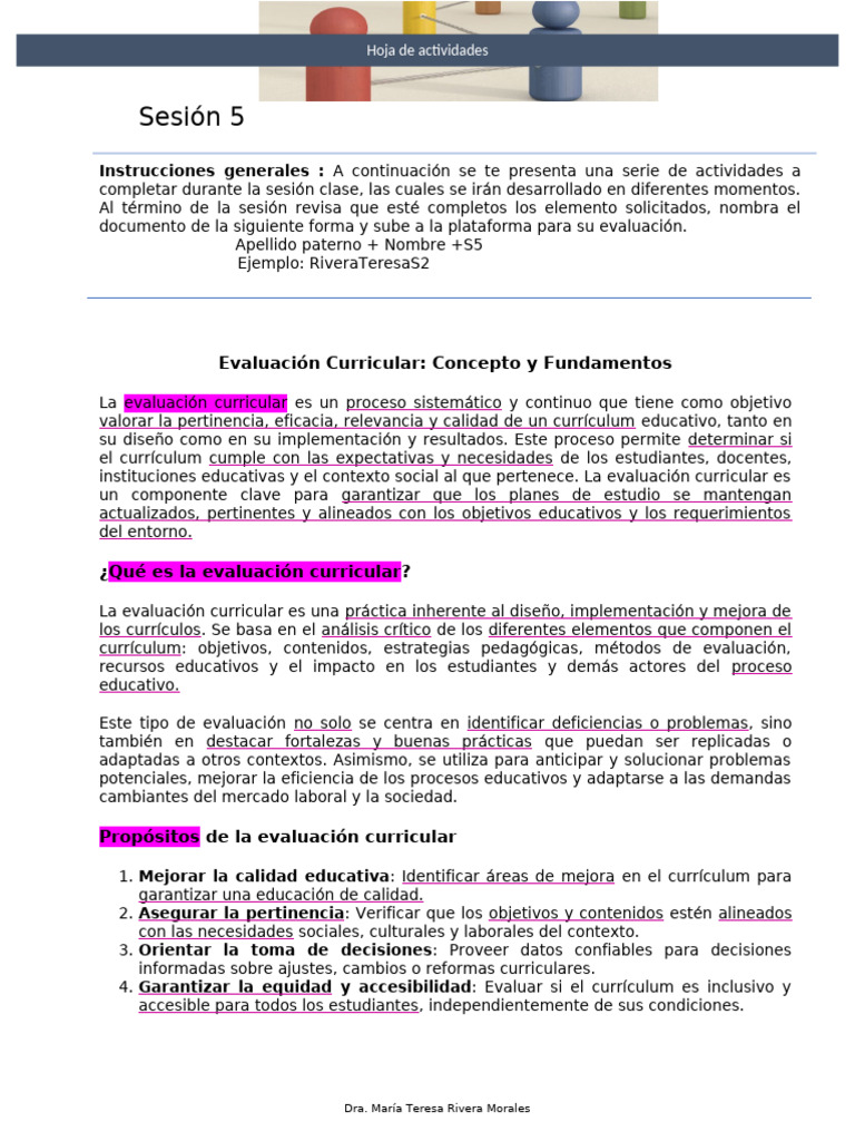 Evaluación Curricular: Guía y Modelos | PDF | Plan de estudios | Evaluación
