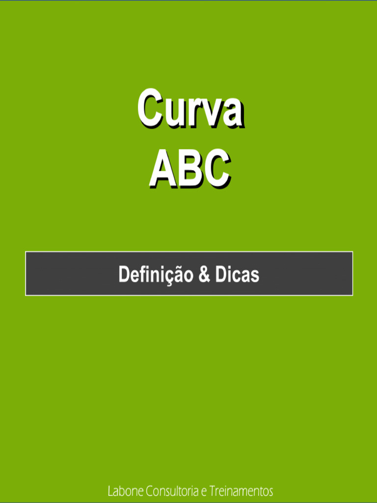 O Que É A Curva ABC e Como Usá-La | PDF