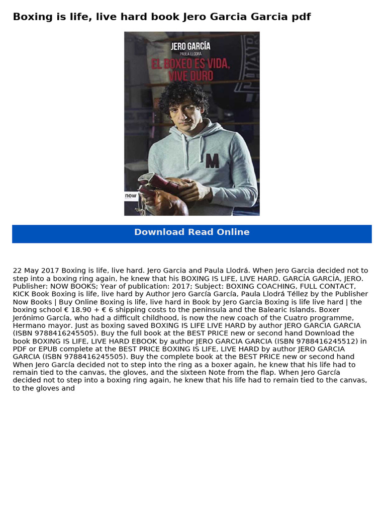 Boxing Life Lessons by Jero García | PDF