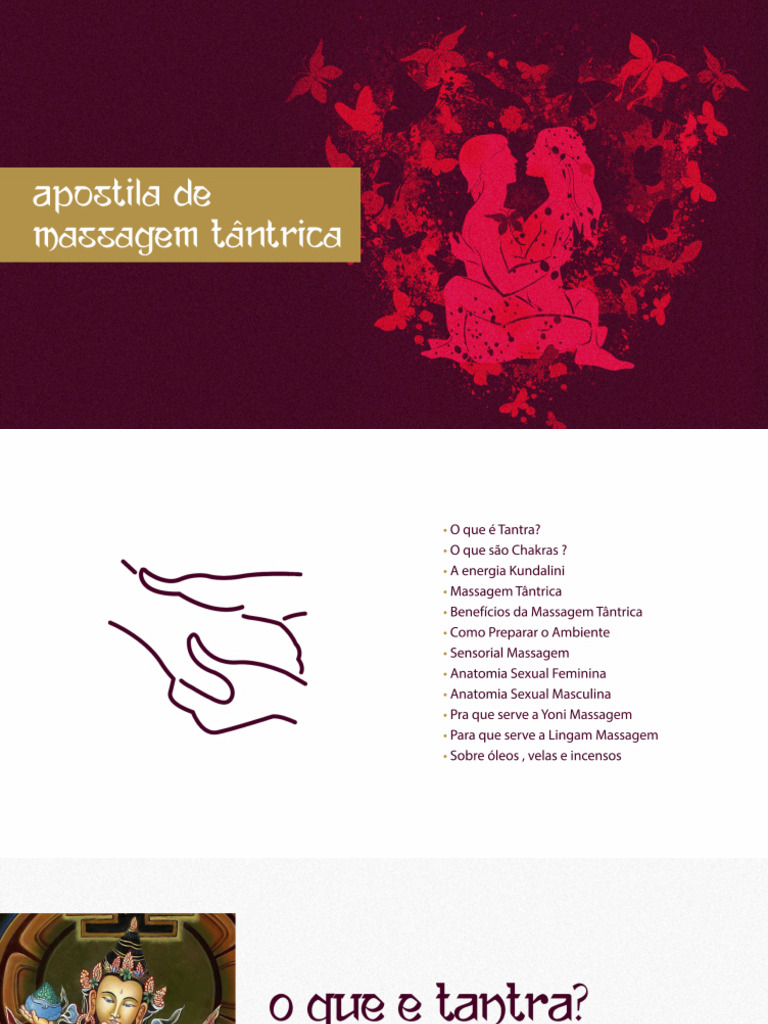 Apostila de Massagem Tântrica | PDF