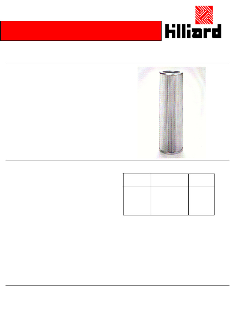 PH720/739 High Flow Filter Cartridges | PDF | Mechanical Engineering ...