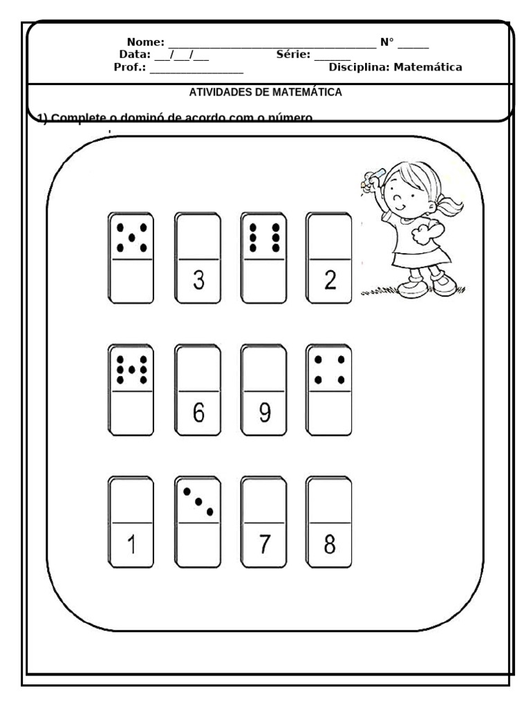 Atividades de Matemática para 1º ao 4º Ano | PDF