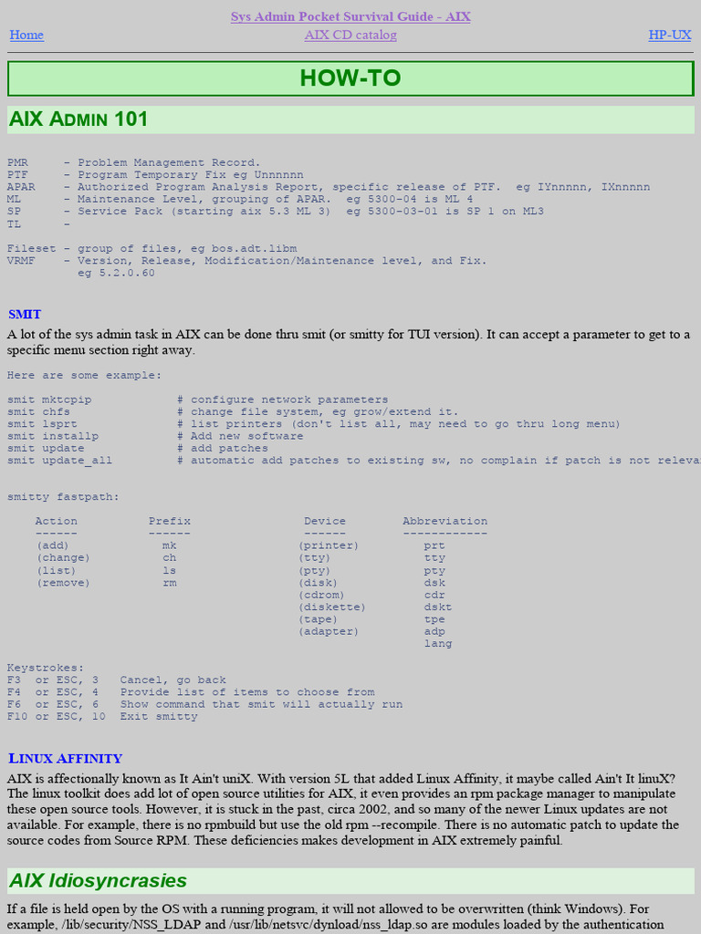 Sys_Admin_Pocket_Survival_Guide | PDF | Central Processing Unit | Booting