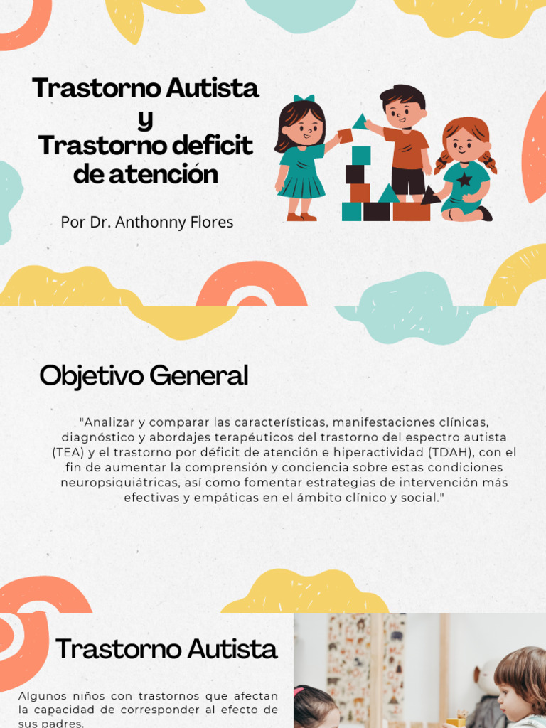 4 +TEA+y+TDAH | PDF | Espectro autista | Desorden hiperactivo y deficit ...