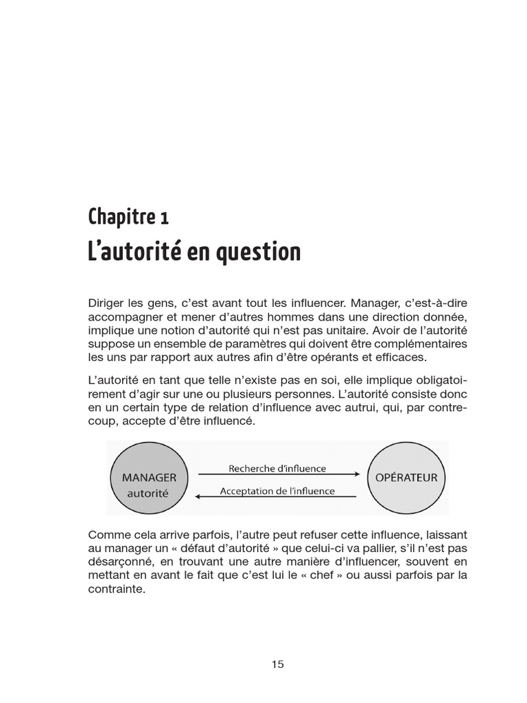 Comprendre l'Autorité en Management | PDF