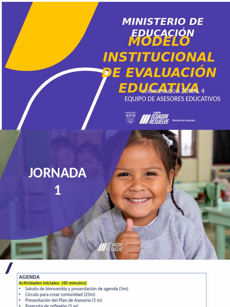 Modelo Institucional de Evaluación Educativa 2024-Jornada 1 | PDF ...