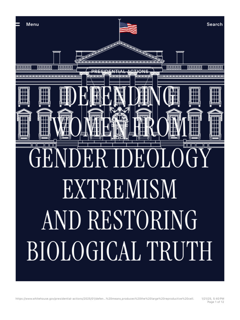 Defending Women From Gender Ideology Extremism and Restoring Biological ...