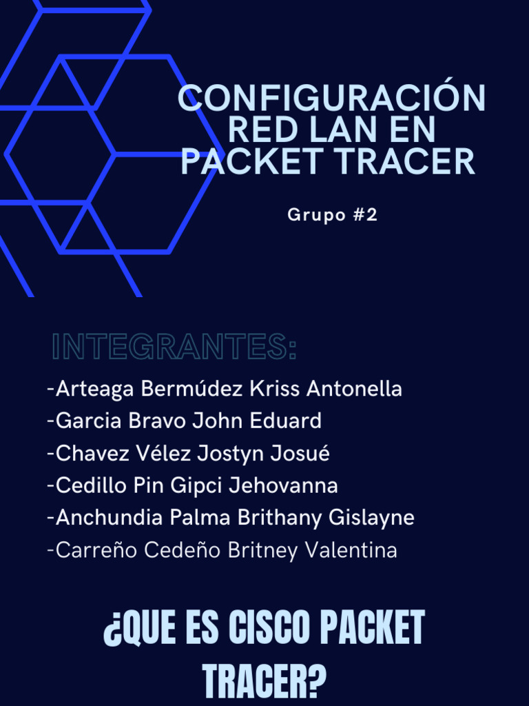 Configuración de Red LAN en Packet Tracer | PDF