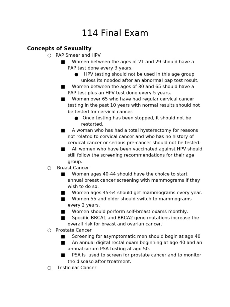 114 Final Exam-Bree | PDF | Heart | Allergy