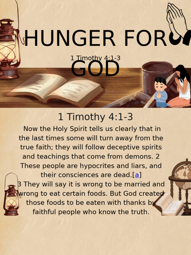 Hunger For God | PDF