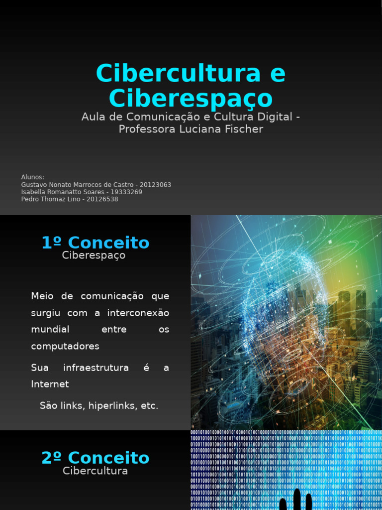 Cibercultura e Ciberespaço: Conceitos-chave | PDF