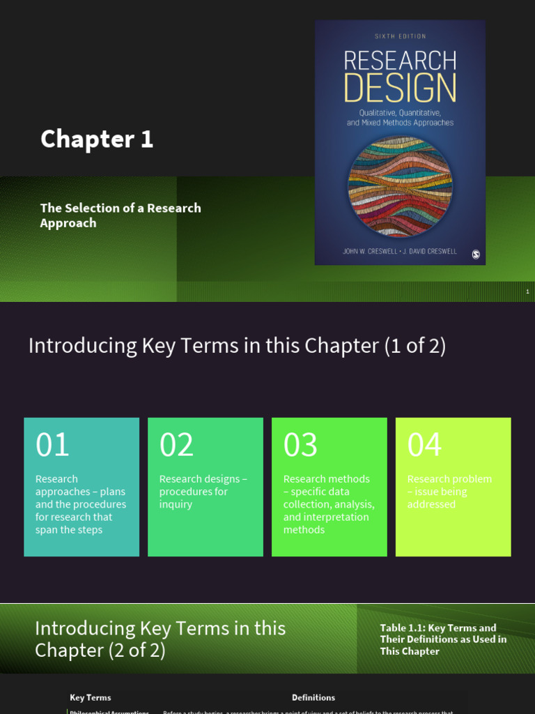 Chapter 1 Research Approach v2(2) | PDF | Methodology | Qualitative ...