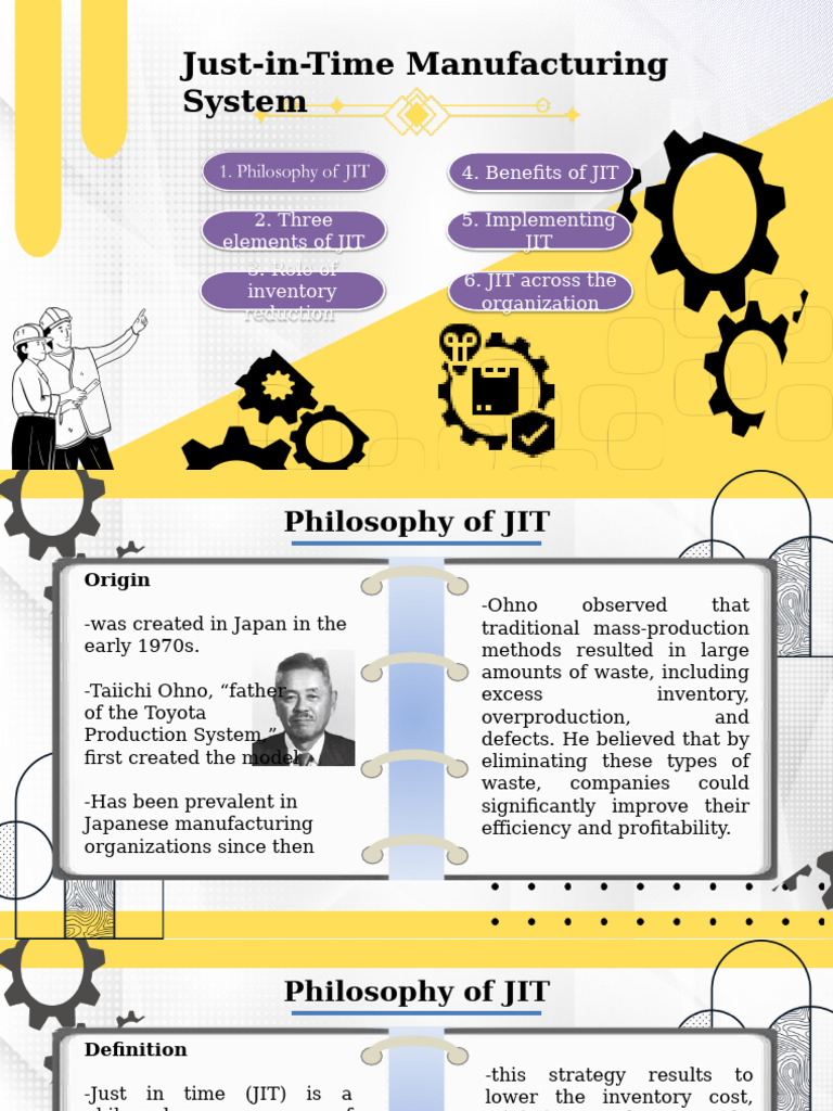 Just-in-Time Manufacturing Overview | PDF | Lean Manufacturing | Inventory