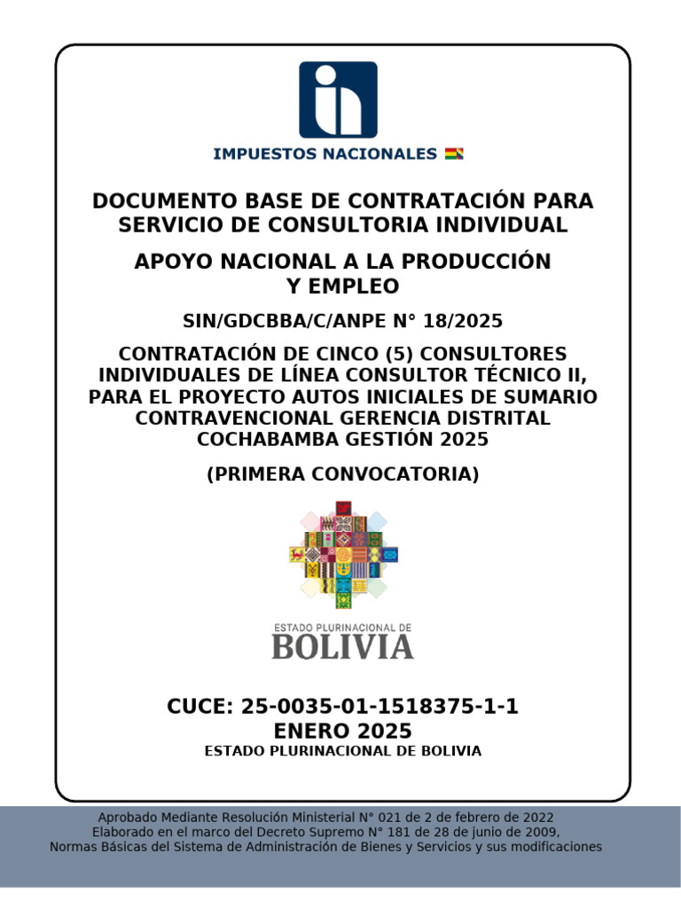 Formato DBC Impuestos | PDF | Presupuesto