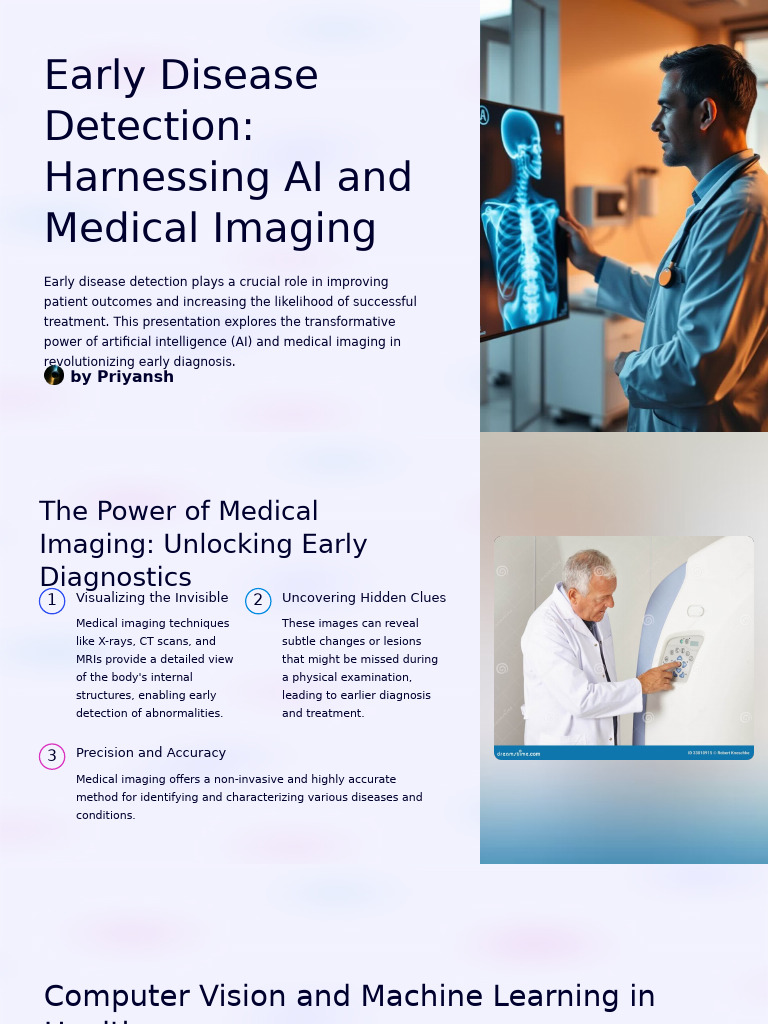 AI in Medical Imaging for Early Detection | PDF | Medical Diagnosis ...