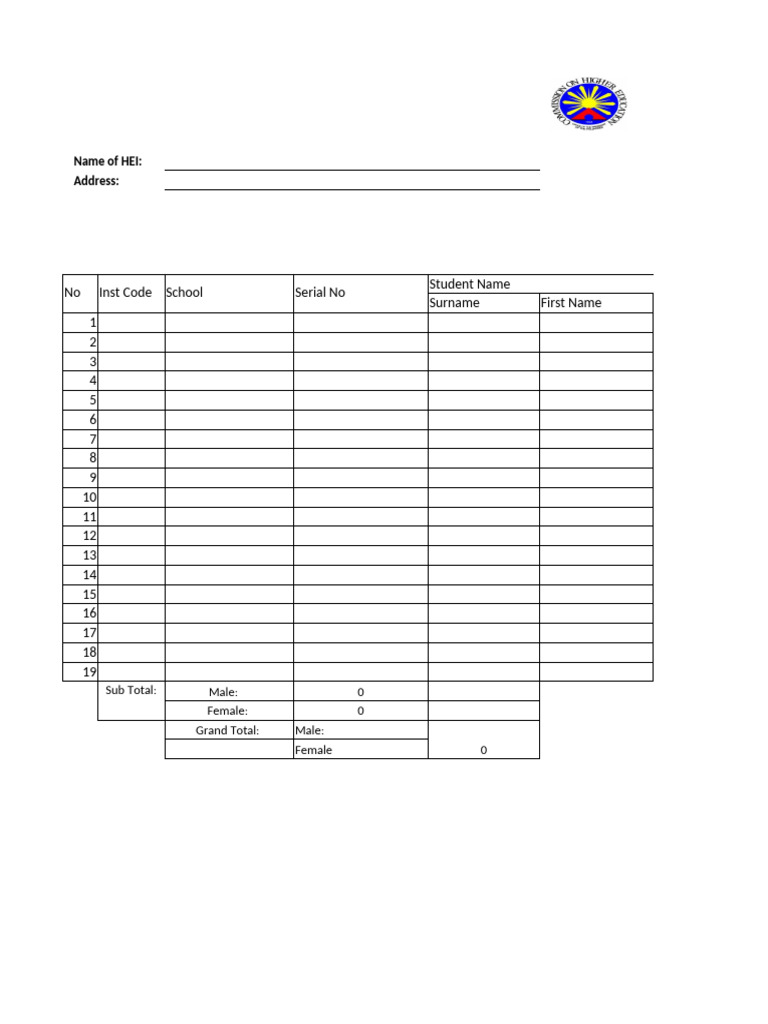 Nstp Template | PDF