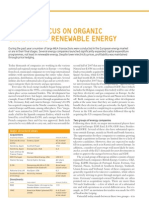 Greater Focus On Organic Growth and Renewable Energy: Major Structural Deals