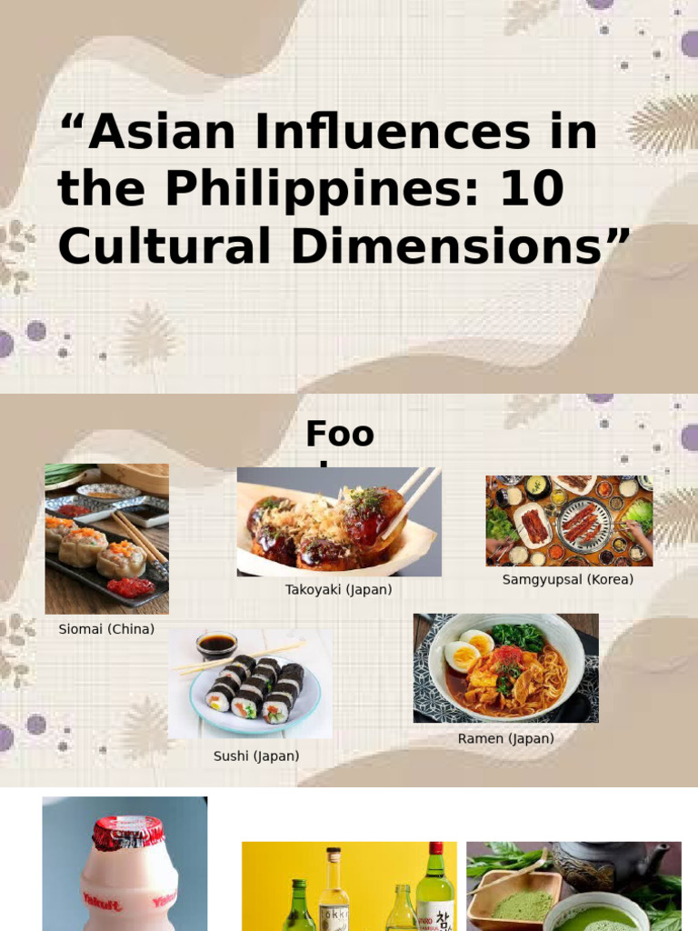 Asian Cultural Influences in the Philippines | PDF